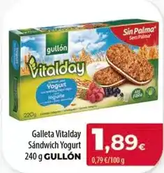 SPAR Lanzarote Gullón - galleta vitalday sandwich yogurt oferta
