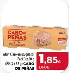 SPAR Lanzarote Cabo de peñas - atun claro en ac/girasol oferta