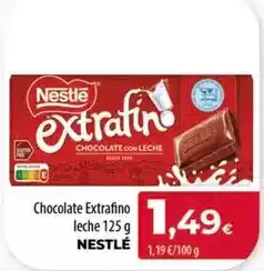 SPAR Lanzarote Nestlé - chocolate extrafino leche oferta