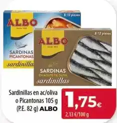 SPAR Lanzarote Albo - sardinillas en ac/oliva o picantonas oferta