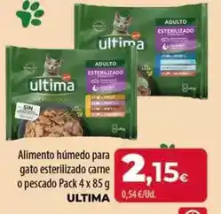 SPAR Lanzarote Última - alimento húmedo para gato esterilizado carne o pescado oferta