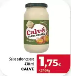 SPAR Lanzarote Calvé - salsa sabor casero oferta