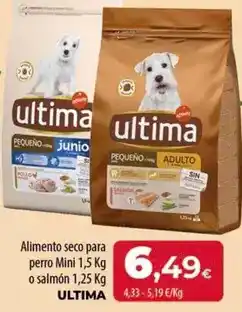 SPAR Lanzarote Última - alimento seco para perro mini o salmon oferta