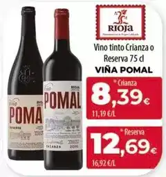 SPAR Lanzarote Viña pomal - vino tinto crianza o reserva oferta