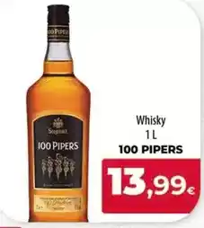 SPAR Lanzarote 100 pipers - whisky oferta