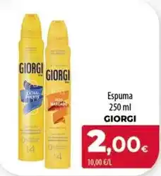 SPAR Lanzarote Giorgi - espuma oferta