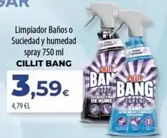 SPAR Lanzarote Cillit bang - limpiador banos o suciedad y humedad spray oferta