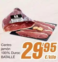 SPAR Fragadis Duroc - centro jamón 100% duroc oferta
