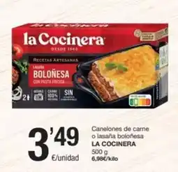 SPAR Fragadis La cocinera - canelones de carne o lasana bolonesa oferta