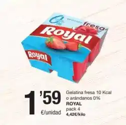 SPAR Fragadis Royal - gelatina fresa o arandanos 0% oferta