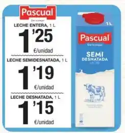SPAR Fragadis Pascual - leche semidesnatada oferta