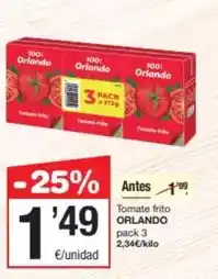 SPAR Fragadis Orlando - tomate frito oferta