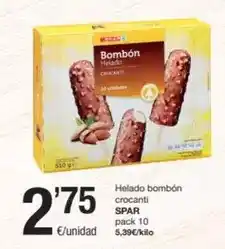 SPAR Fragadis Spar - helado bombon crocanti oferta