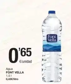 SPAR Fragadis Font vella - agua oferta