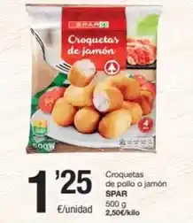 SPAR Fragadis Spar - croquetas de pollo o jamon oferta