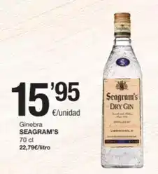 SPAR Fragadis Seagram's - ginebra oferta