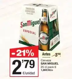 SPAR Fragadis San miguel - cerveza oferta