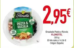 Masymas Florette - ensalada pasta y rucula oferta