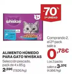 Supercor Whiskas - alimento humedo para gato oferta