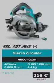 Ferri Makita - sierra circular/ hs004gz01 oferta