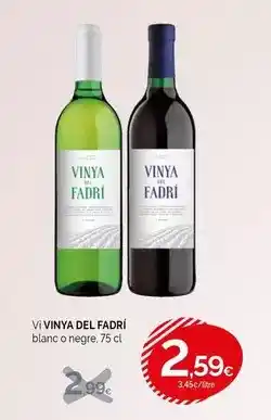 Condis Vi vinya del fadri oferta
