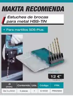 Ferri Makita - estuche de brocas para metal hss-tin oferta