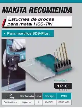 Ferri Makita - estuche de brocas para metal hss-tin oferta