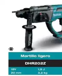 Ferri Makita - martillo ligero dhr202z oferta