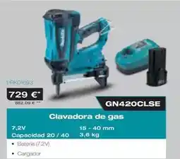 Ferri Makita - clavadora de gas gn420clse oferta