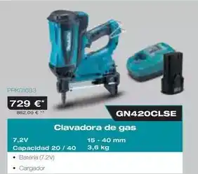 Ferri Makita - clavadora de gas gn420clse oferta