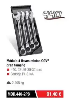 Ferri Modulo 4 llaves mixtas ogv gran tamano oferta