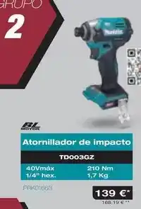 Ferri Makita - atornillador de impacto oferta