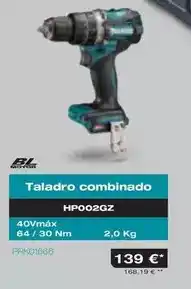 Ferri Makita - taladro combinado hp002gz oferta