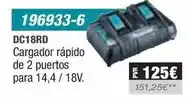 Ferri Makita - dc18rd/ cargador rapido de 2 puertos para 14,4/ 18v oferta