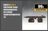 Ferri Dwst50113-1 cinturón para herramientas en cuero compartimentos: 18 oferta