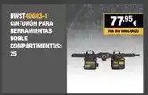 Ferri Dewalt - cinturón para herramientas doble compartimentos oferta