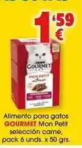 TOP Cash & Carry Purina - alimento para gatos gourmet mon petit seleccion carne oferta