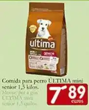 Supermercados Bip Bip Ultima - comida para perro mini senior oferta