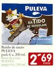 Supermercados Bip Bip Puleva - batido de cacao oferta