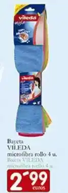 Supermercados Bip Bip Vileda - bayeta microfibra rollo 4 u oferta