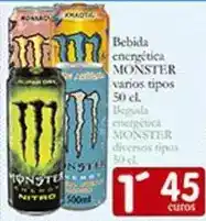 Supermercados Bip Bip Monster - bebida energetica oferta