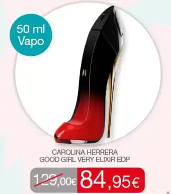Passion Beauté Carolina herrera - good girl very elixir edp oferta