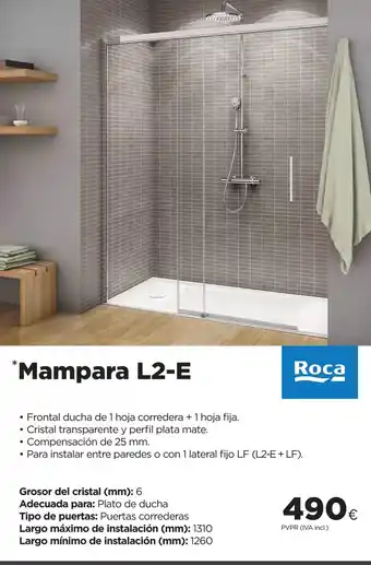 Manau Roca - mampara l2-e oferta