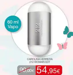 Passion Beauté Carolina herrera - 212 woman edt oferta