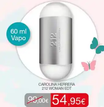 Passion Beauté Carolina herrera - 212 woman edt oferta
