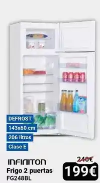 Centro Hogar Sanchez Infiniton - frigo 2 puertas fg248bl oferta