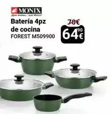 Centro Hogar Sanchez Monix - batería 4pz de cocina oferta