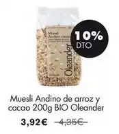 NaturaSí Bio - muesli andino de arroz y cacao oferta
