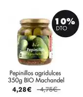 NaturaSí Bio - pepinillos agridulces oferta