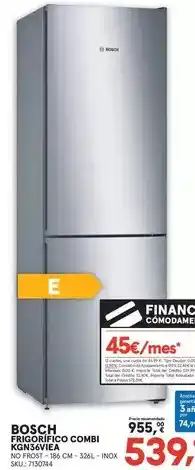 Worten Bosch - freschifico combi kgn50vpea oferta